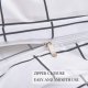Twin Size Duvet Cover Set, White Plaid Microfiber Down Quilt Bedding Cover with Zip Ties, 2 Piece - 68x90 inch XL Extra Long