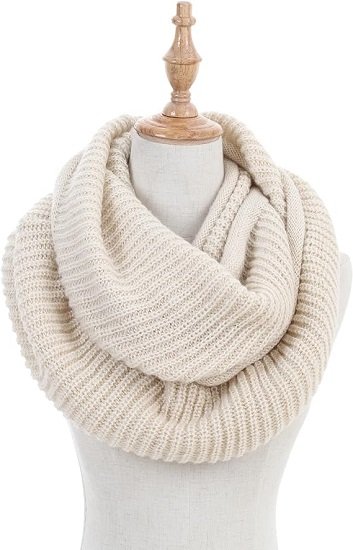 Women's Winter Knit Infinity Scarf Fashion Thick Warm Circle Loop Scarves
