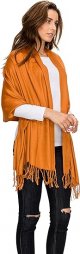 Unisex Large Lightweight Soft Silky Real Cashmere Shawl Wrap Scarf